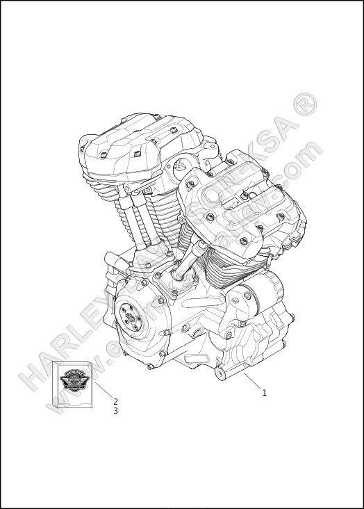 ENGINE ASSEMBLY - Milwaukee-eight™ 107-114